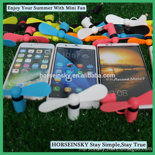 Greative Gift Custom Logo Mini USB Fan Small and Portable Mini Fan for iphone
